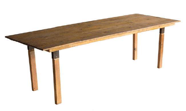 10 Seater Wooden Country Table