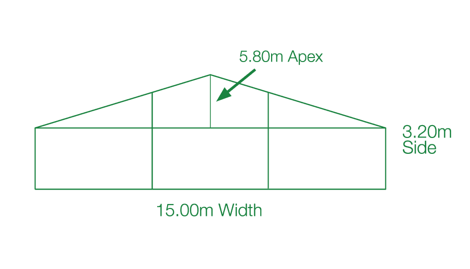 15 m CLEARSPAN STRUCTURE design