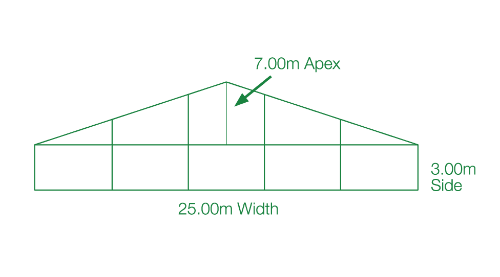 25 m CLEARSPAN STRUCTURE design