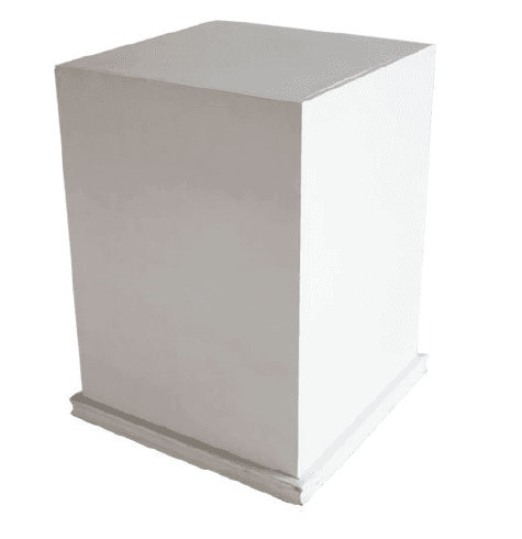 70 x 70 White Plinth