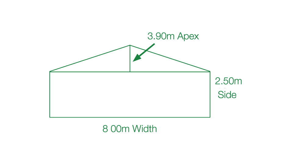 8 m CLEARSPAN STRUCTURE design
