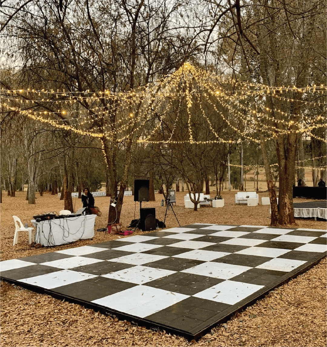 Black and White Dance Floors