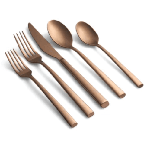 Brushed Copper Cutlery