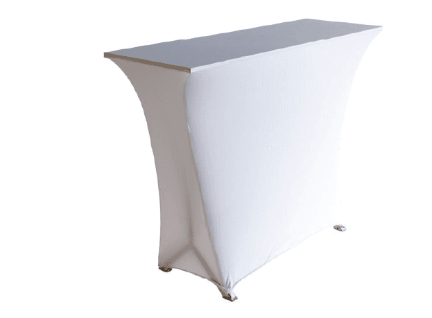 Covered Oblong Cocktail Table