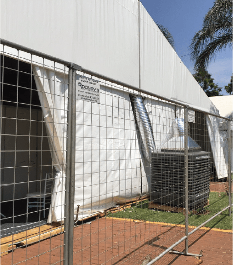 Event Barriers: 1.00m x 2.00m