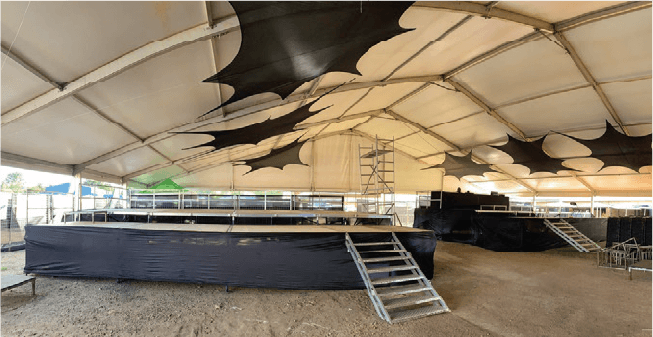 Raised Tent Deck & Flooring
