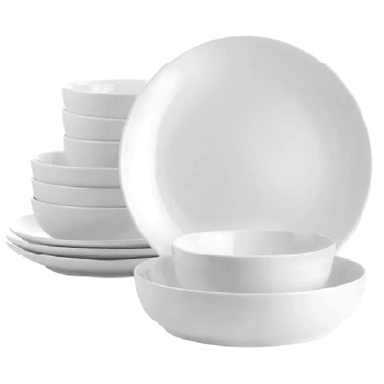 Standard White Crockery