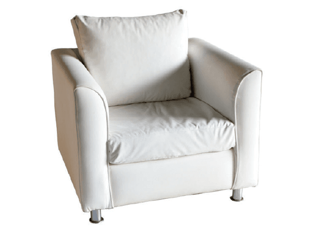 White Single Couch
